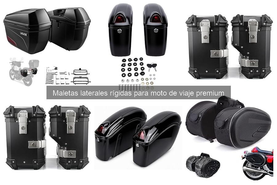 Comparativa de las mejores maletas laterales rígidas para moto