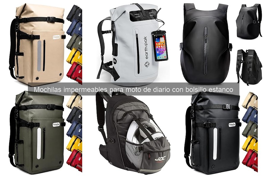 Comparativa de las Mejores Mochilas Impermeables para Moto 2023