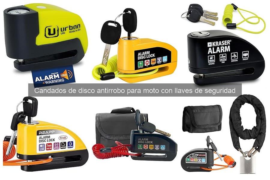Comparativa de los Mejores Candados de Disco Antirrobo 2023