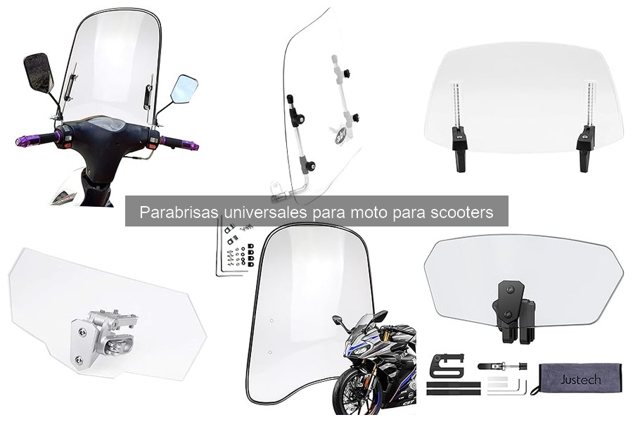 Comparativa de los Mejores Parabrisas Universales para Scooters