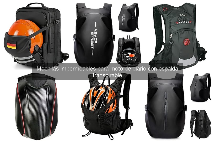Comparativa de mochilas impermeables para moto en 2023