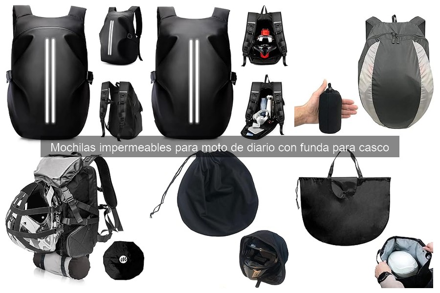 Comparativa de mochilas impermeables para moto: marcas y precios