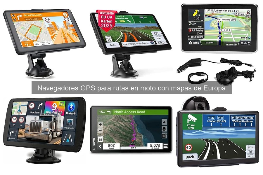 Comparativa de Navegadores GPS para Rutas en Moto en Europa