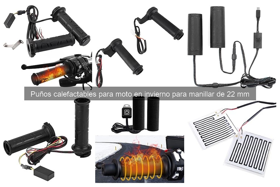Comparativa de puños calefactables para manillar de 22 mm