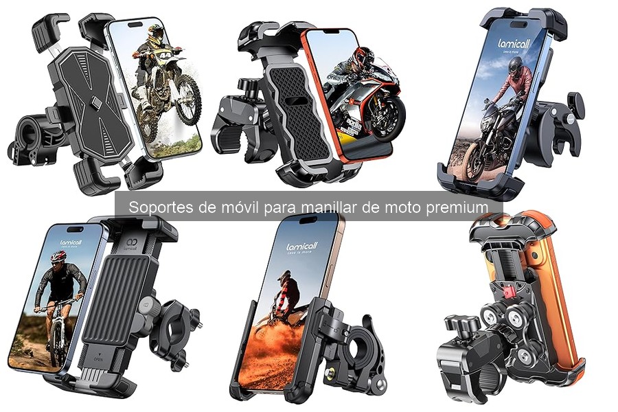 Comparativa de Soportes de Móvil Premium para Manillar de Moto