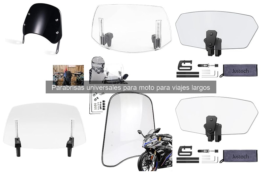 Errores comunes al instalar parabrisas universales para moto