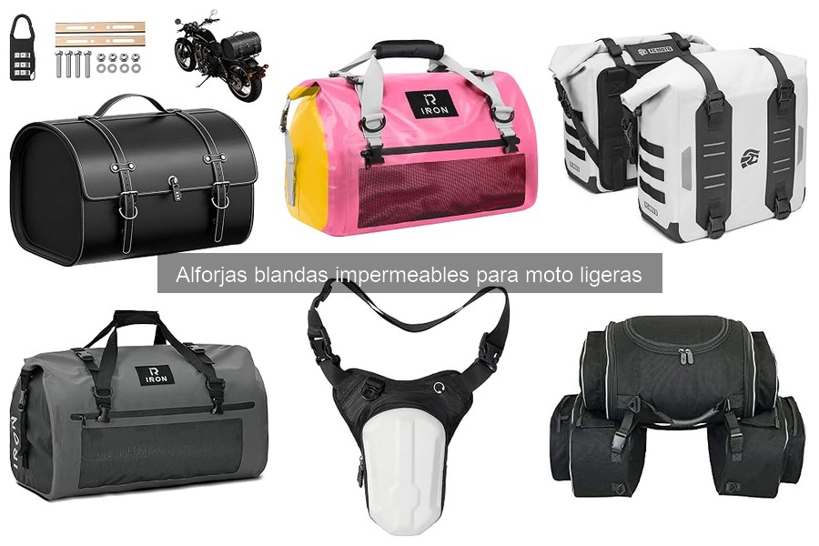Errores comunes al usar alforjas blandas impermeables para moto