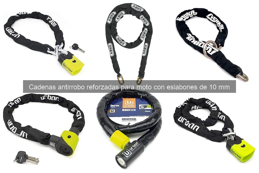 Errores comunes al usar cadenas antirrobo para moto
