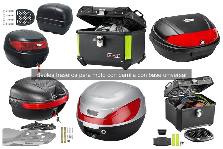 Guía de Compra de Baúles Traseros para Moto con Base Universal