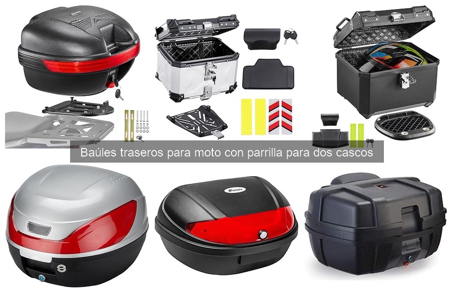 Guía de compra de baúles traseros para moto en 2026