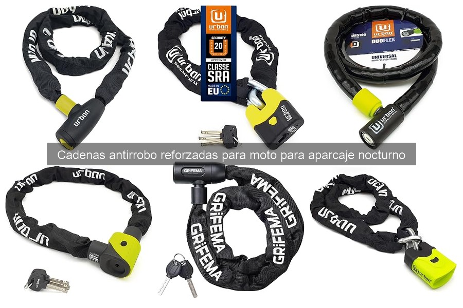 Guía de compra de cadenas antirrobo reforzadas para moto