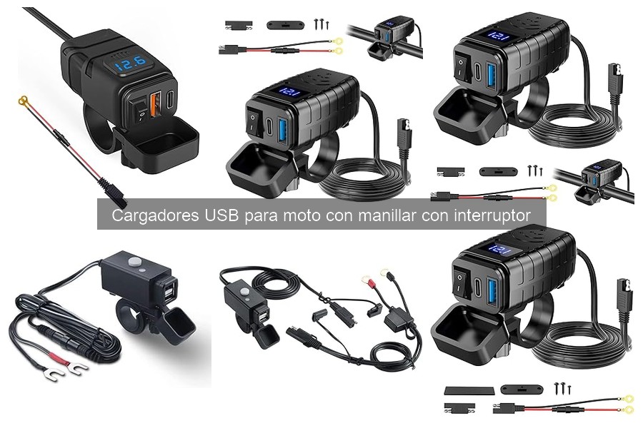 Guía de compra de cargadores USB para moto con interruptor