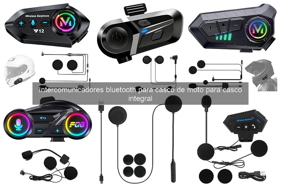 Guía de compra de intercomunicadores bluetooth para casco de moto