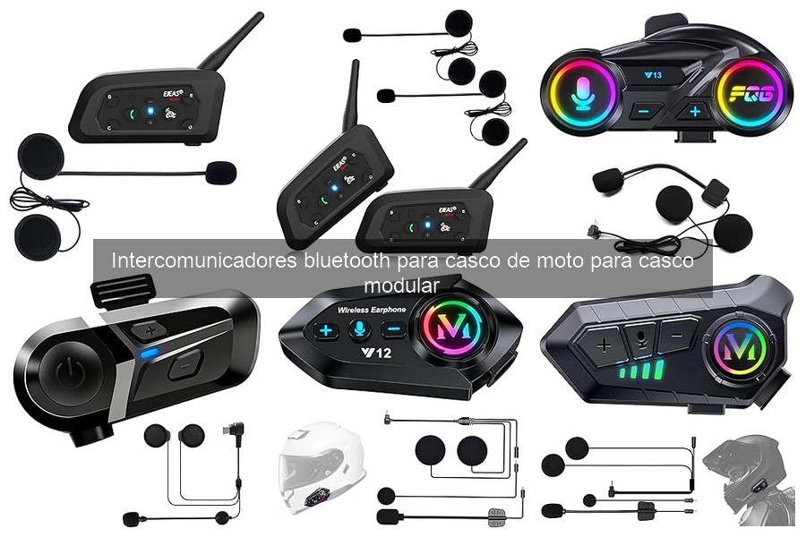 Guía de compra de intercomunicadores Bluetooth para cascos modulares