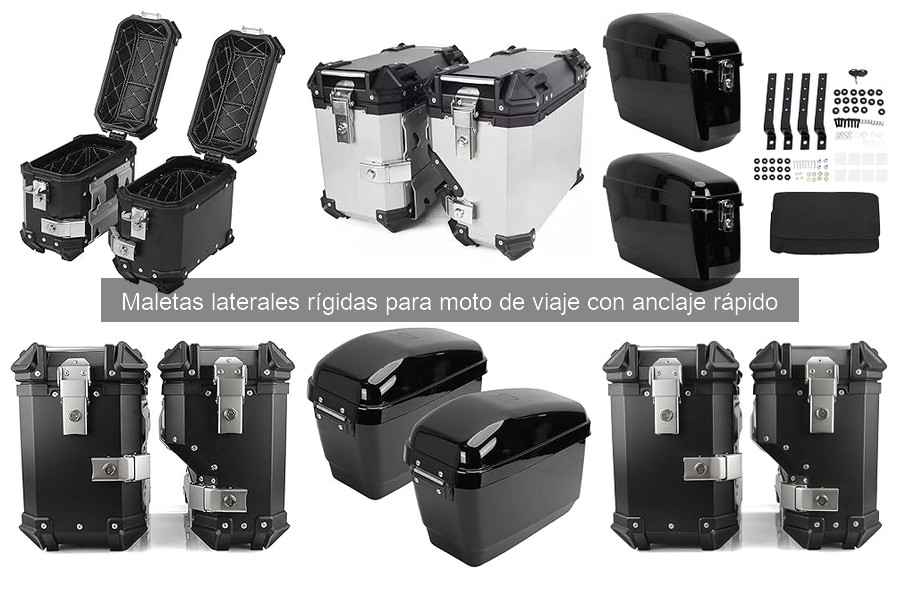 Guía de compra de maletas laterales rígidas para moto 2026