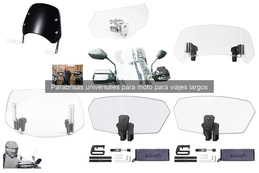Guía de compra de parabrisas universales para moto en 2026