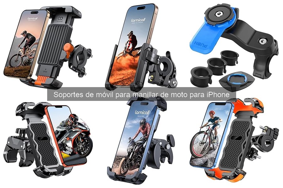 Guía de compra: Soportes de móvil para moto iPhone