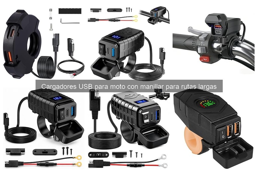 Guía de Instalación de Cargadores USB en Manillar de Moto