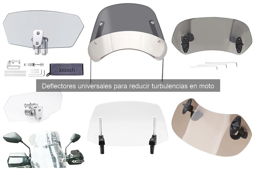 Guía de Instalación de Deflectores Universales para Motos