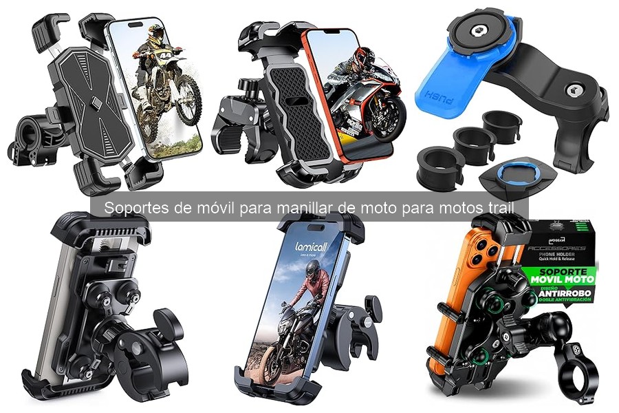 Guía de instalación de soportes de móvil en el manillar de motos