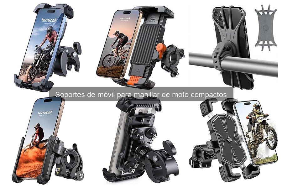 Guía de Instalación de Soportes de Móvil para Moto