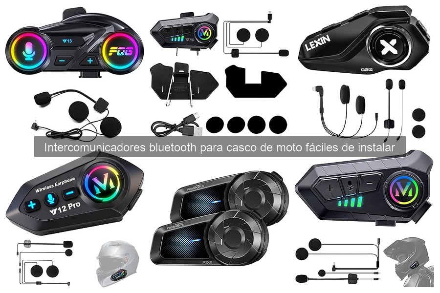 Guía para instalar intercomunicadores bluetooth en cascos de moto