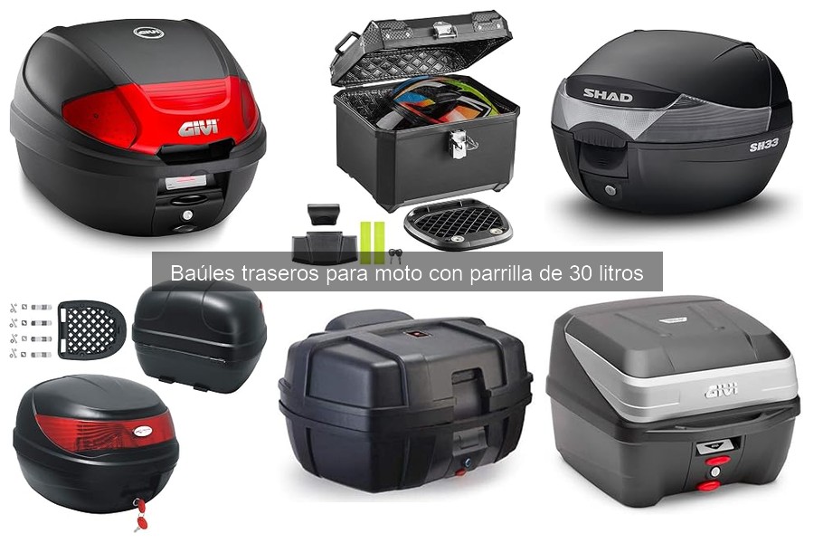 Guía para Instalar un Baúl Trasero en tu Moto (30 L)