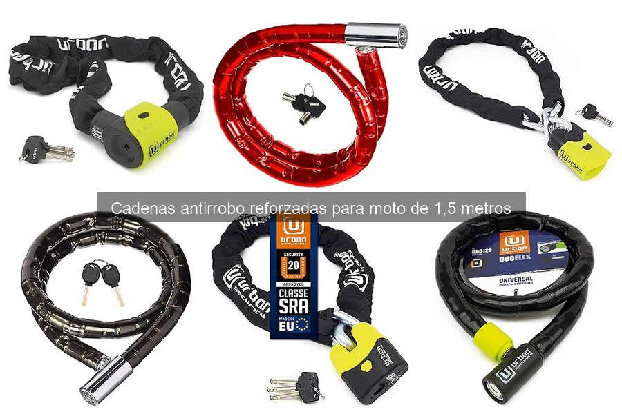 Guía para instalar y mantener cadenas antirrobo para moto