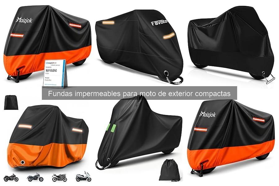 Guía para instalar y mantener fundas impermeables para moto