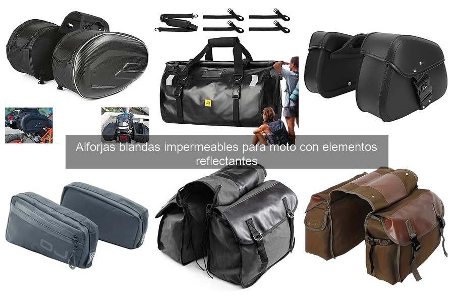Instala y Mantén Alforjas Blandas Impermeables para Moto