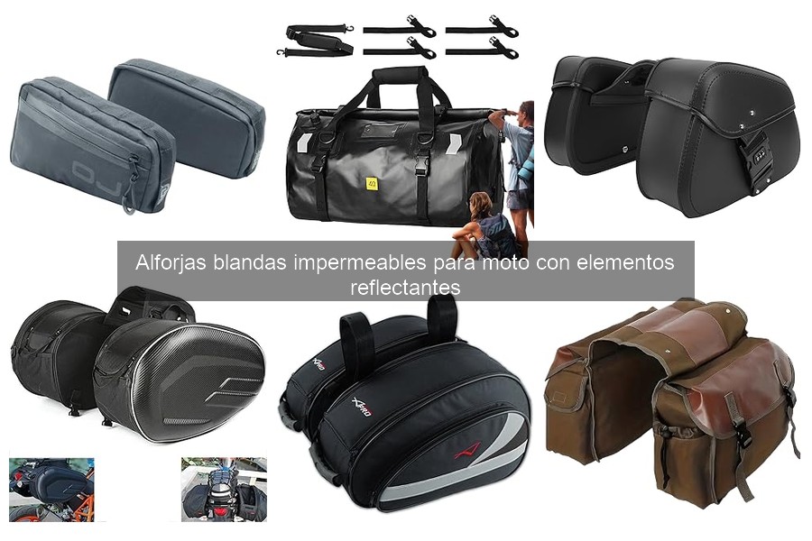 Mejores alforjas blandas impermeables para moto en 2026