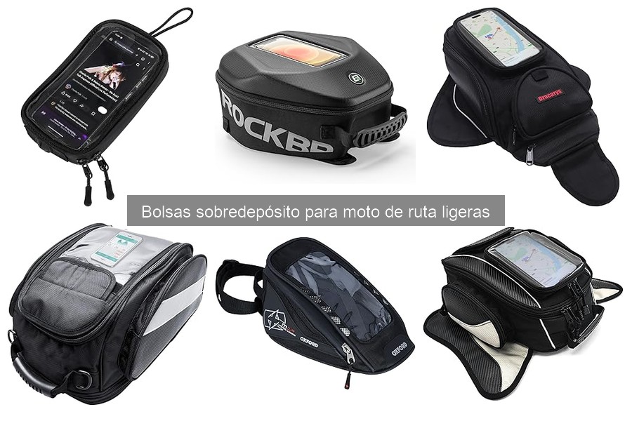 Mejores bolsas sobredepósito ligeras para viajes en moto 2026