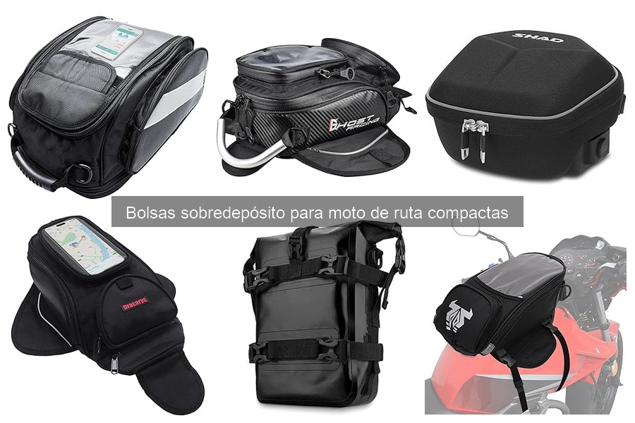 Mejores bolsas sobredepósito para moto de ruta compactas 2023