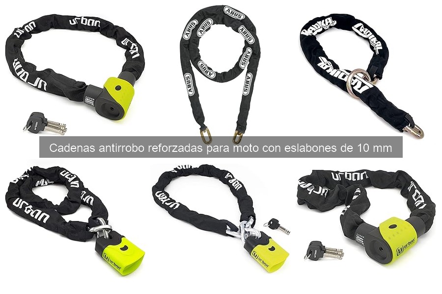 Mejores cadenas antirrobo para moto: guía de compra 2026