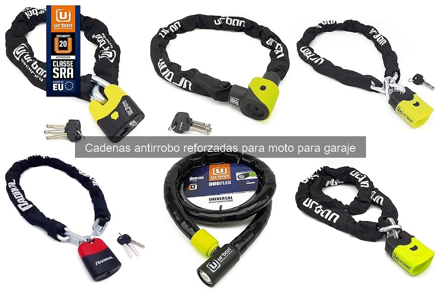 Mejores cadenas antirrobo reforzadas para garaje en 2023