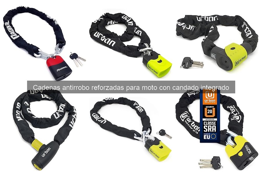 Mejores Cadenas Antirrobo Reforzadas para Moto en 2023