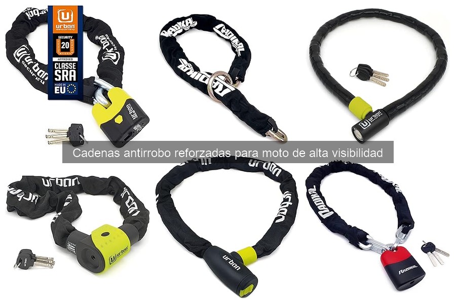 Mejores cadenas antirrobo reforzadas para motos en 2023