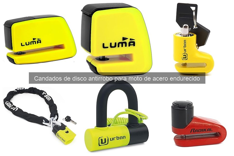 Mejores candados de disco antirrobo para moto 2023