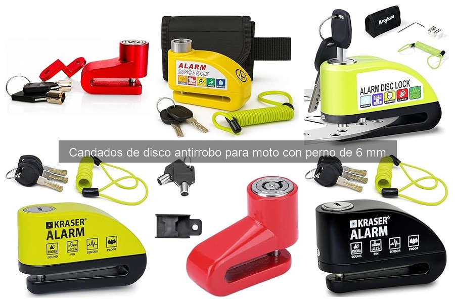 Mejores candados de disco antirrobo para moto 2026