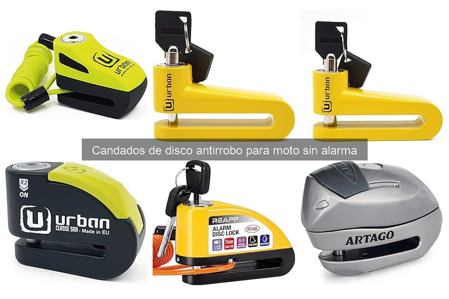 Mejores candados de disco antirrobo para moto en 2023