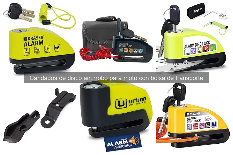 Mejores candados de disco antirrobo para moto en 2026