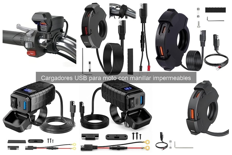 Mejores cargadores USB impermeables para moto en 2026