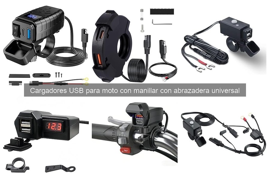 Mejores cargadores USB para moto con manillar en 2023
