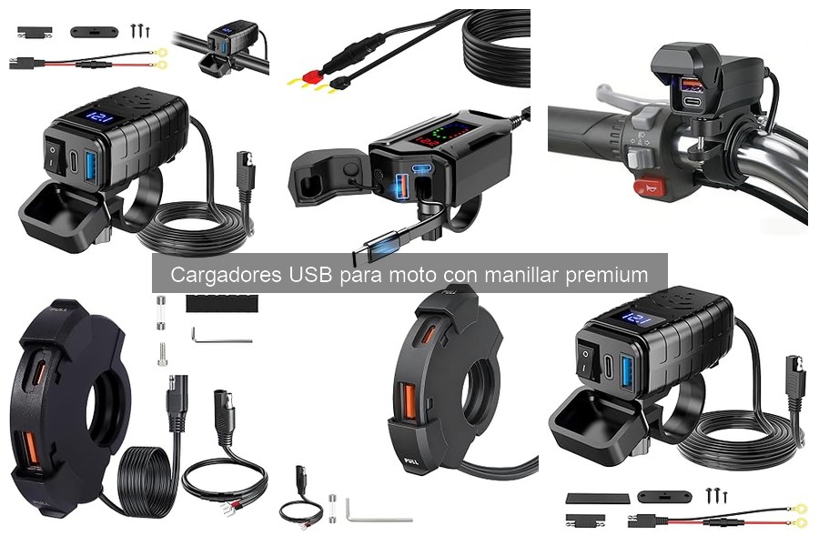 Mejores Cargadores USB para Moto con Manillar Premium 2026