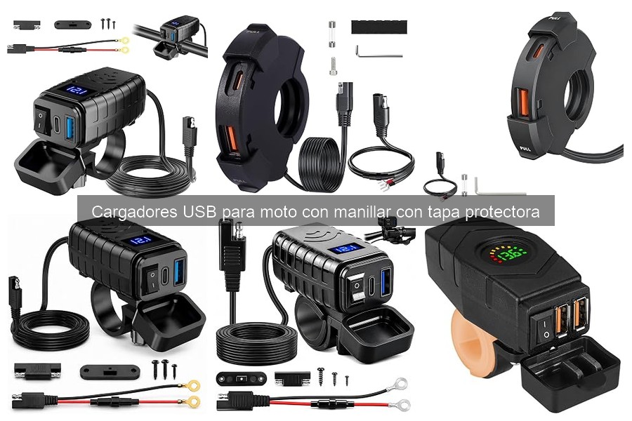 Mejores Cargadores USB para Moto con Tapa Protectora en 2026