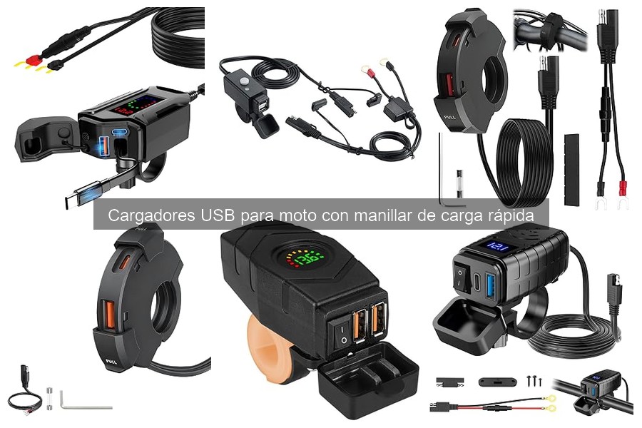 Mejores cargadores USB para moto de carga rápida en 2023