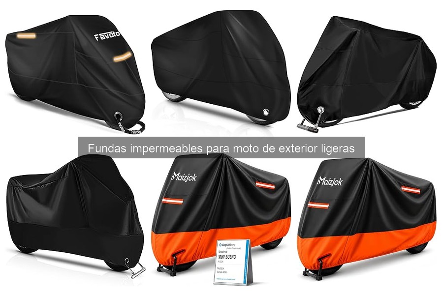 Mejores Fundas Impermeables Ligeras para Moto de Exterior