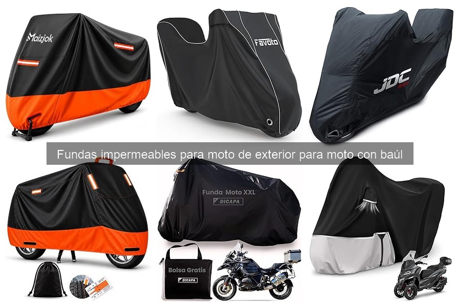 Mejores fundas impermeables para moto con baúl en 2023