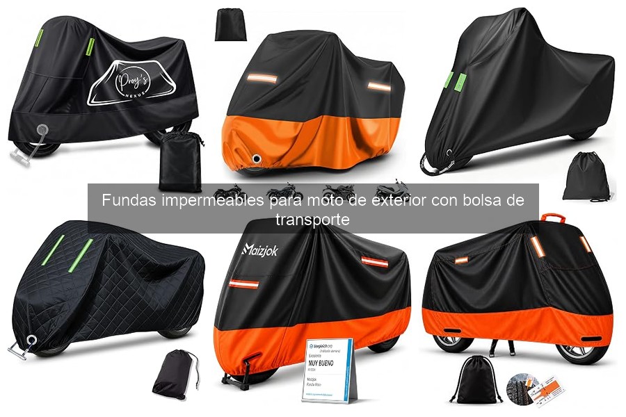 Mejores fundas impermeables para moto con bolsa 2026