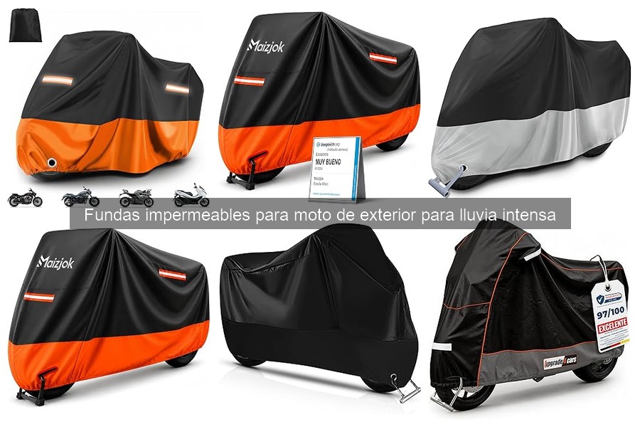Mejores Fundas Impermeables para Motos en Lluvia Intensa